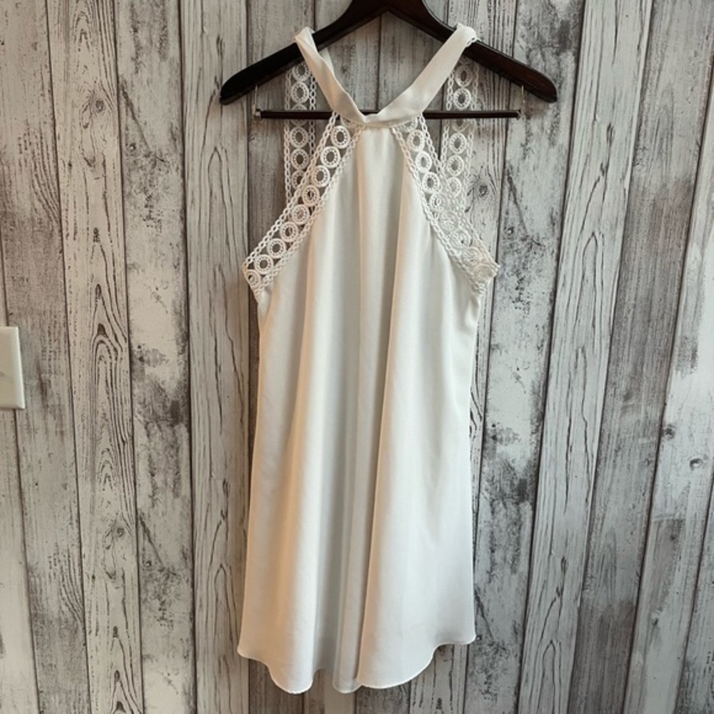 Lulus white mini dress size small